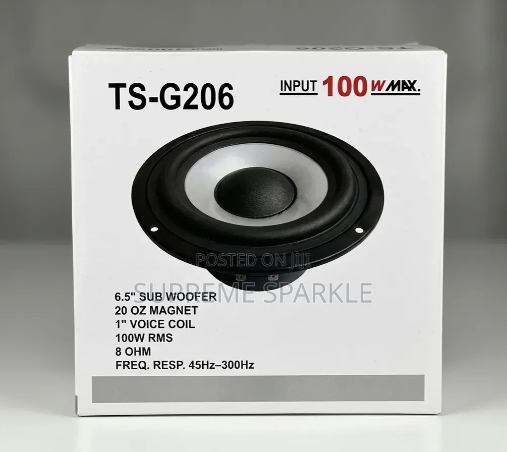 Ts-G206 6.5" 100w Subwoofer Speaker.