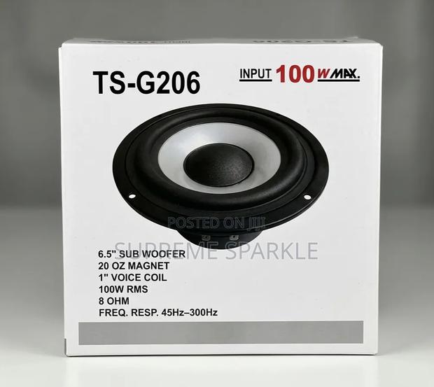 Ts-G206 6.5" 100w Subwoofer Speaker.