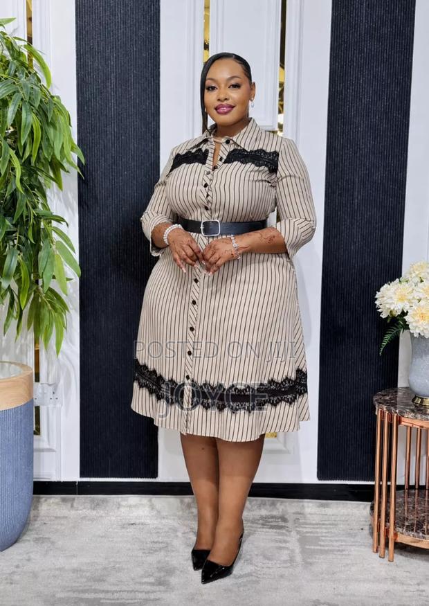 Buttoned Circular Dress - thumbnail 3