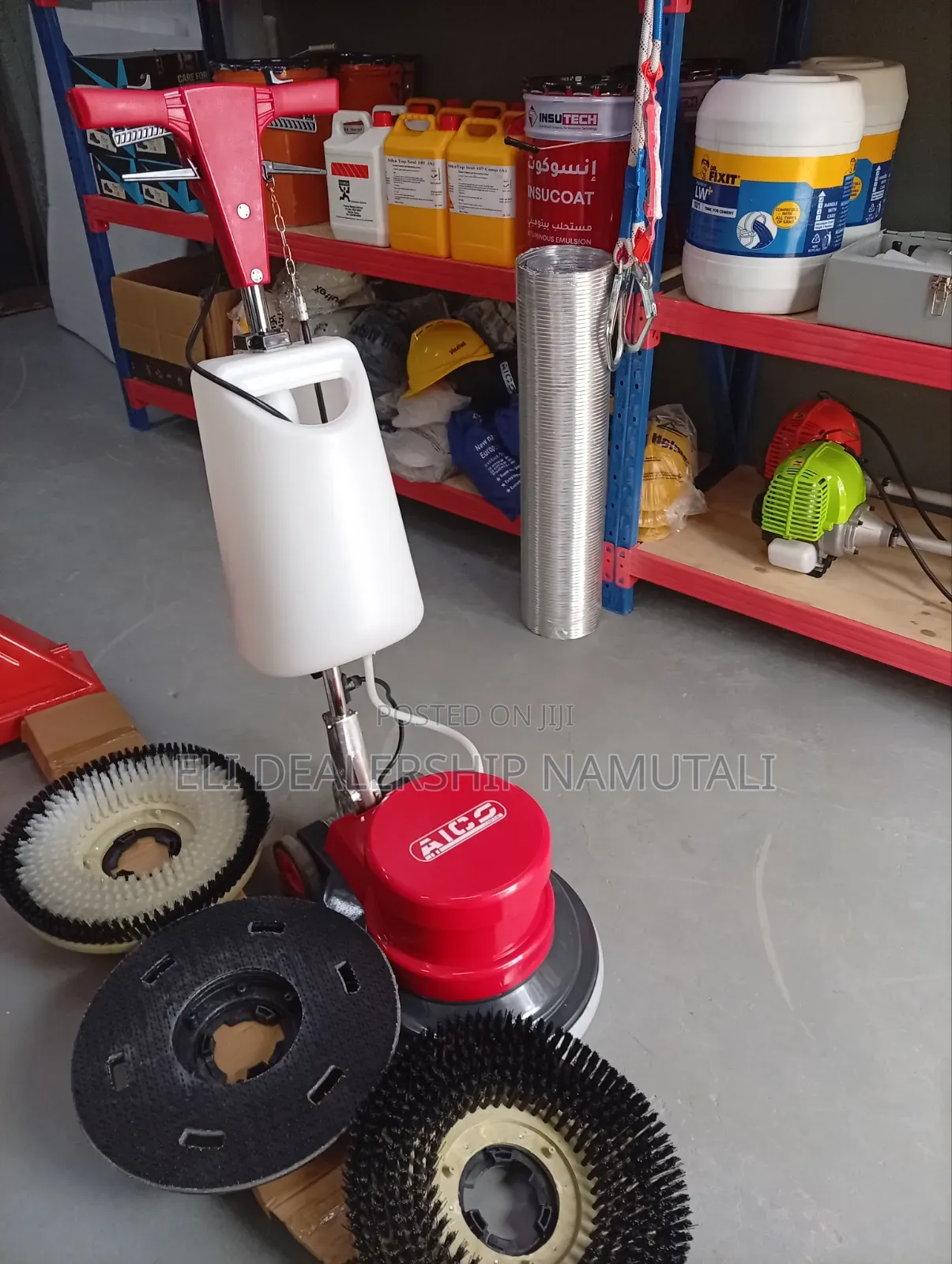 Aico Sc-005 Commercial Floor Scrubber And Polisher 220v Accessories