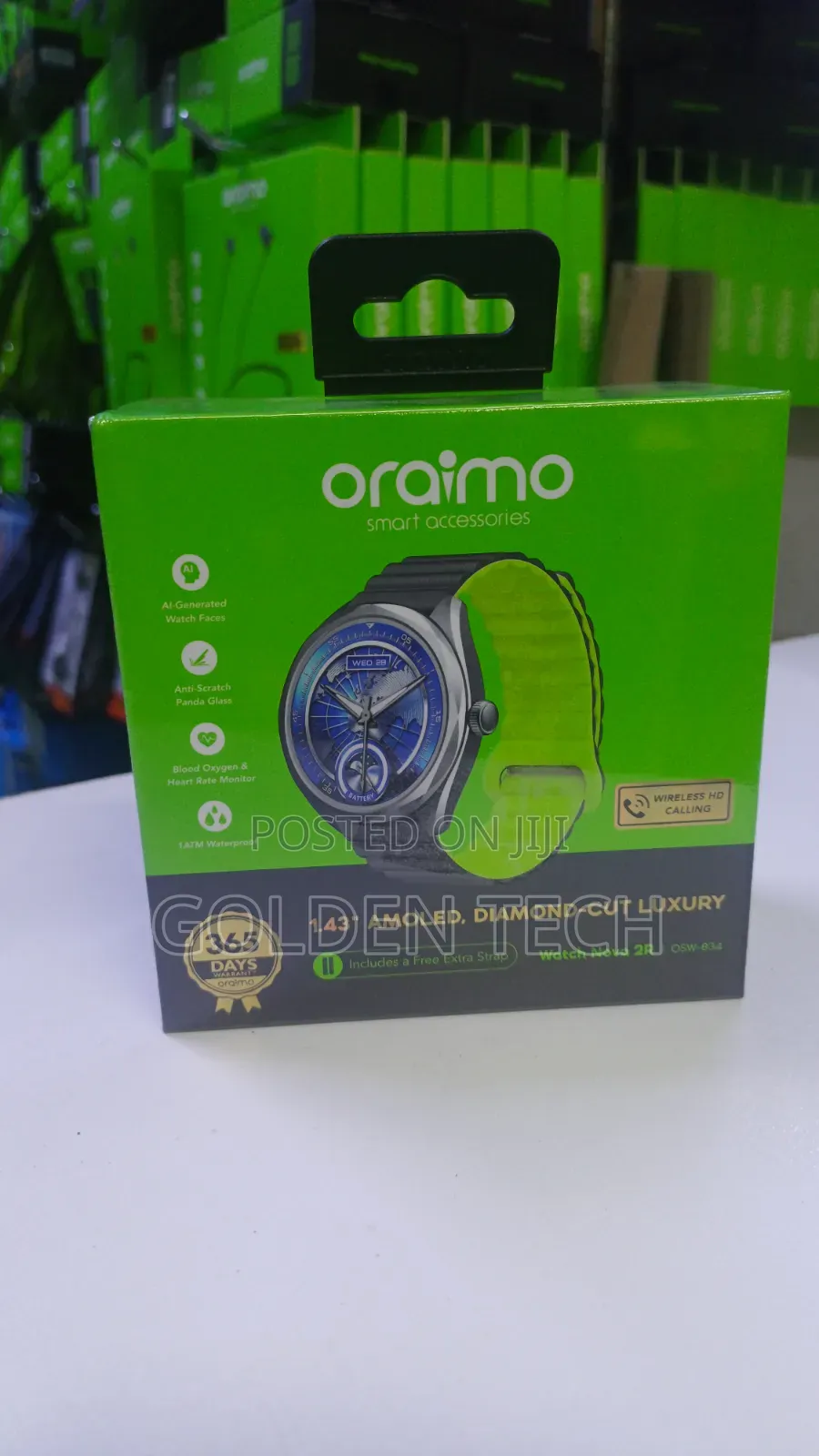 Oraimo Watch Nova 2r 1.43" Amoled Display Smart Watch Osw-834