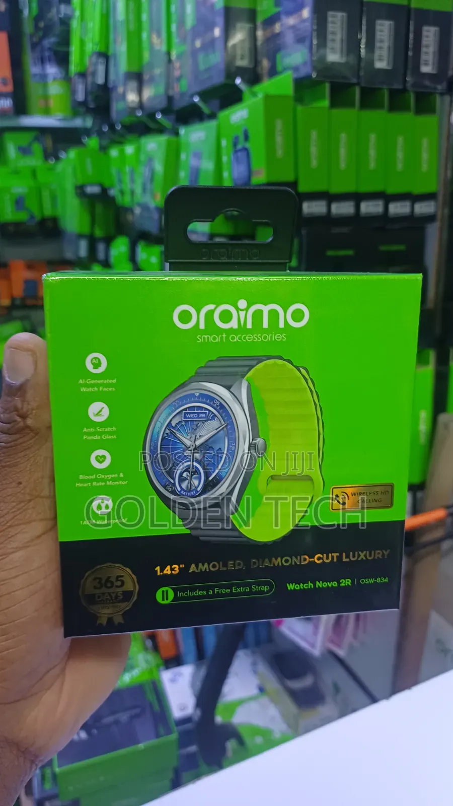 Oraimo Watch Nova 2r 1.43" Amoled Display Smart Watch Osw-834
