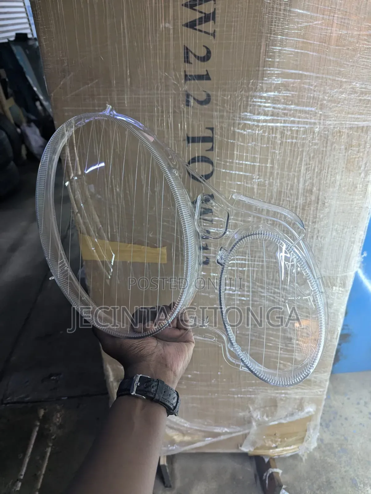 W211 Headlight Lens Covers