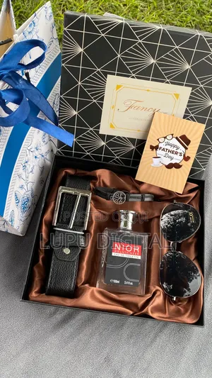 Fathersdaygiftpack Perfume Sunglasseswallet Belt Men Bangles Card Bag