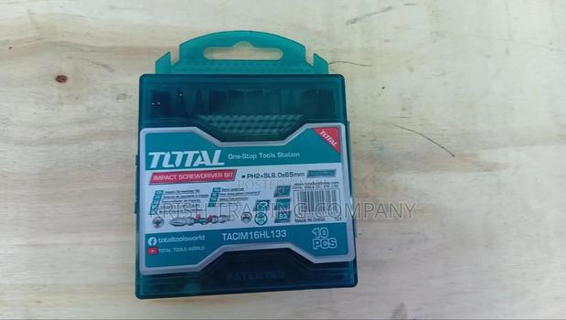 Total Star Flat Impact Screwdriver Bit Set