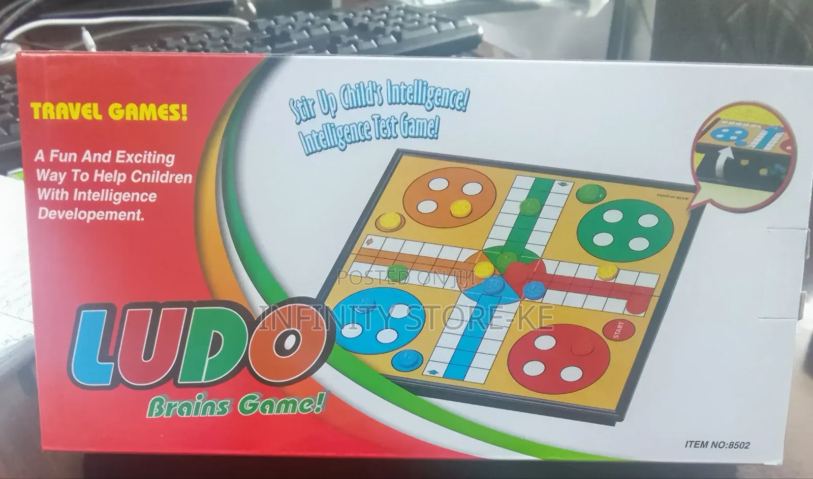 Foldable Ludo Board Game – Classic Family Strategy and Party Game