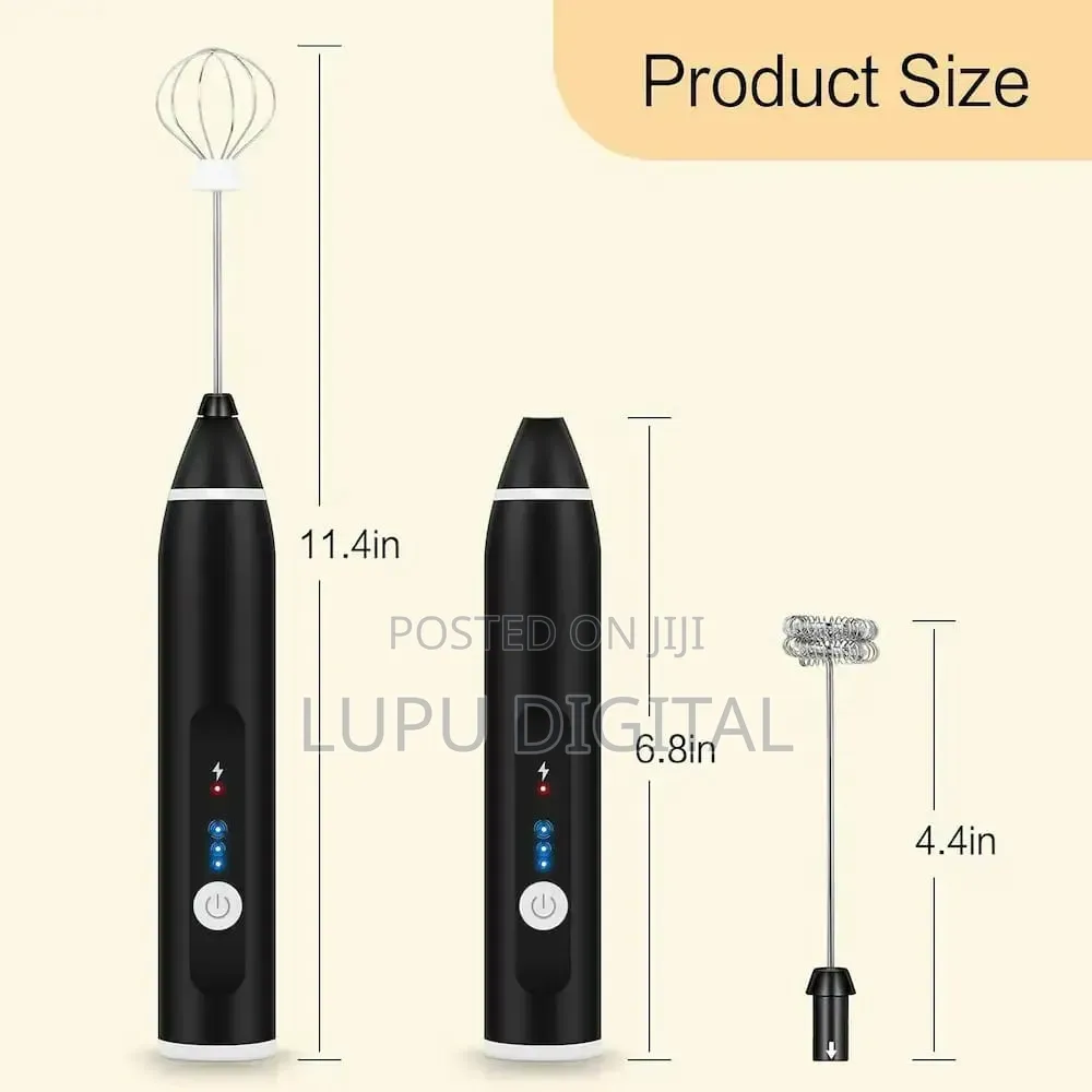 2in1 Whisk Rechargable Coffee Frother