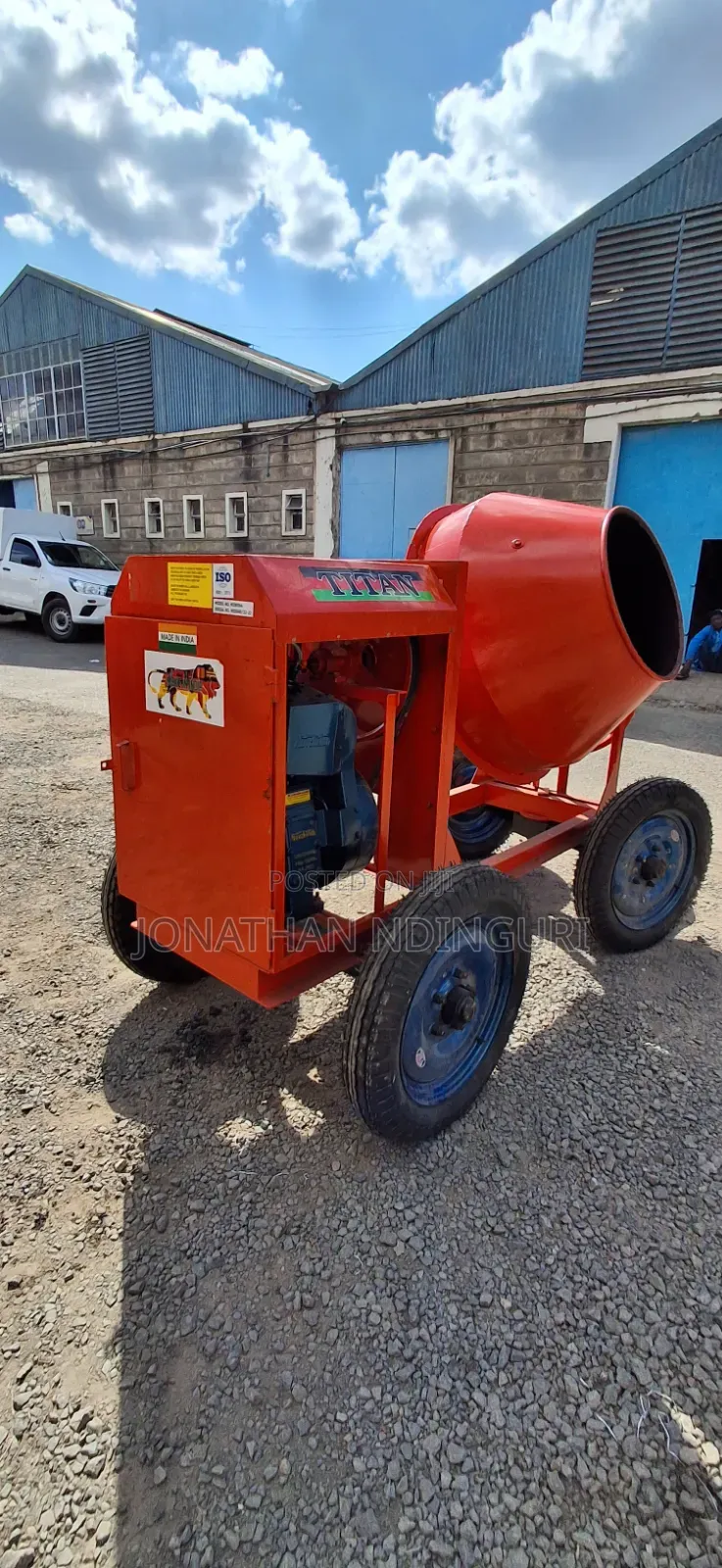 Concrete Mixer – Strong Steel Build