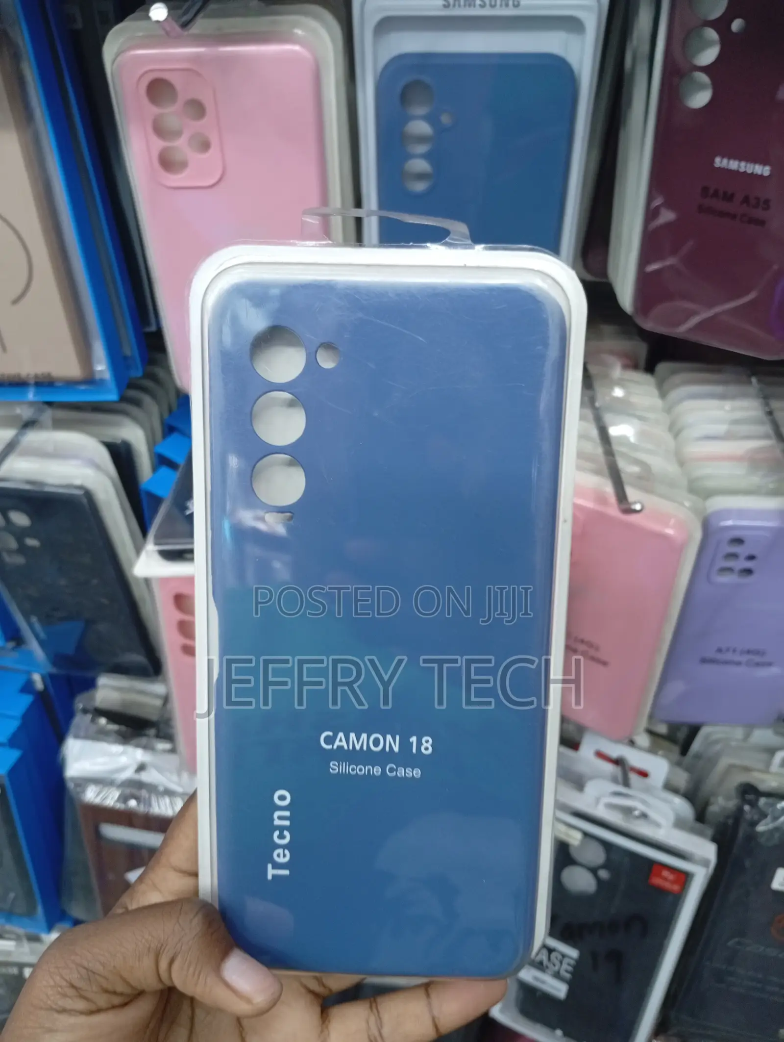 Tecno Camon 18 Vertical Camera Cutout Arrangement Cover