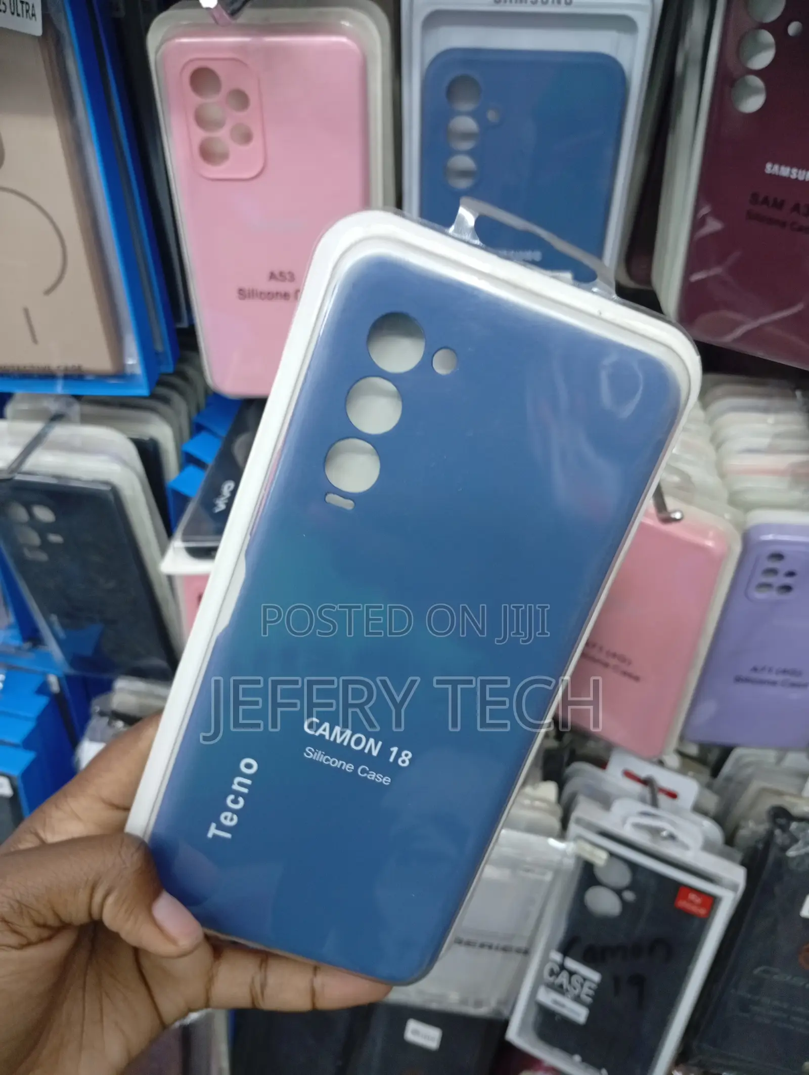 Tecno Camon 18 Vertical Camera Cutout Arrangement Cover