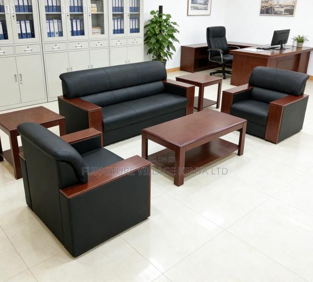 Luxury Modern Leather Office Sofa - thumbnail 8
