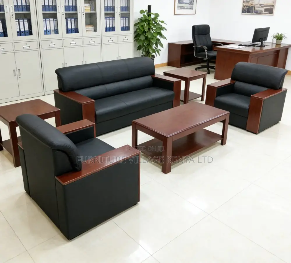 Luxury Modern Leather Office Sofa
