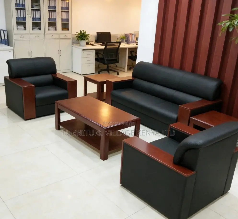 Luxury Modern Leather Office Sofa