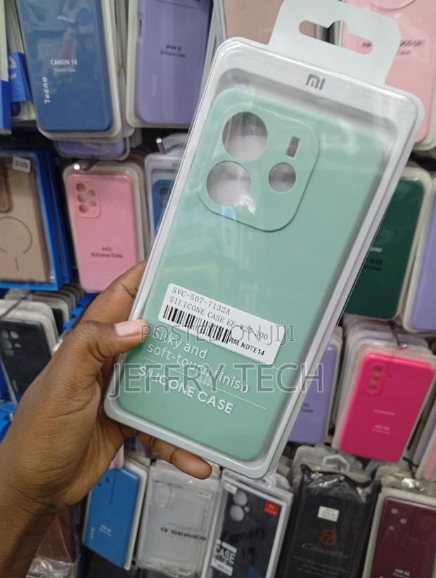 Xiaomi Redmi Note 14 Mint Green Liquid Silicone Phone Case - thumbnail 2