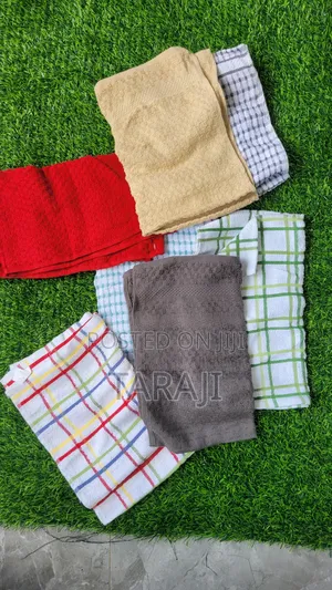 Premium Cotton Kitchen Towels – Super Absorbent Lint-Free Dish Cloths