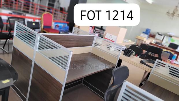 Wooden Modern Office Worker Station - main view