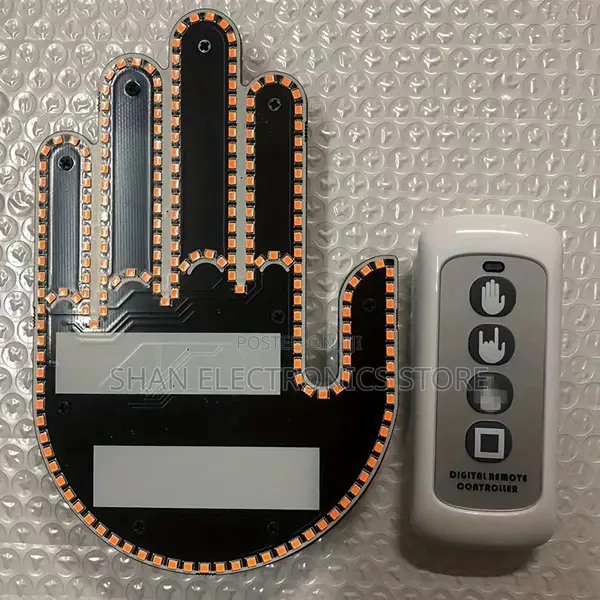 Finger Gesture Light, Funny Led Hand Sign With Remote, Glowgesture