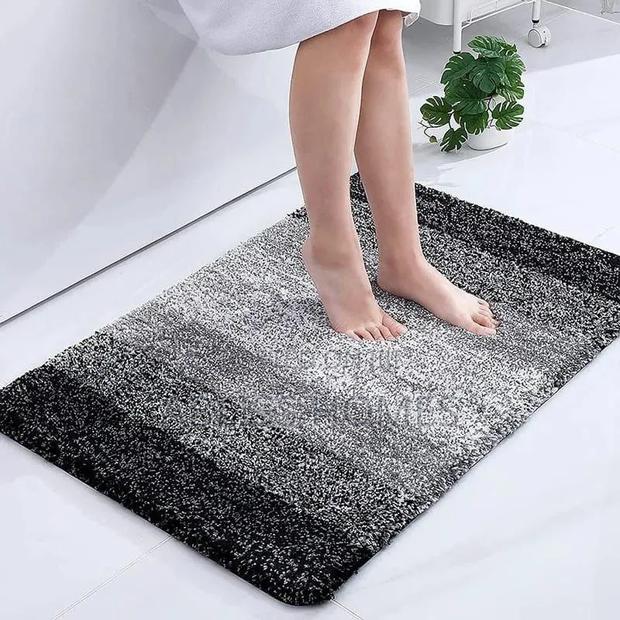 Plush Bathroom Rug Non Slip Bath Mat - thumbnail 2