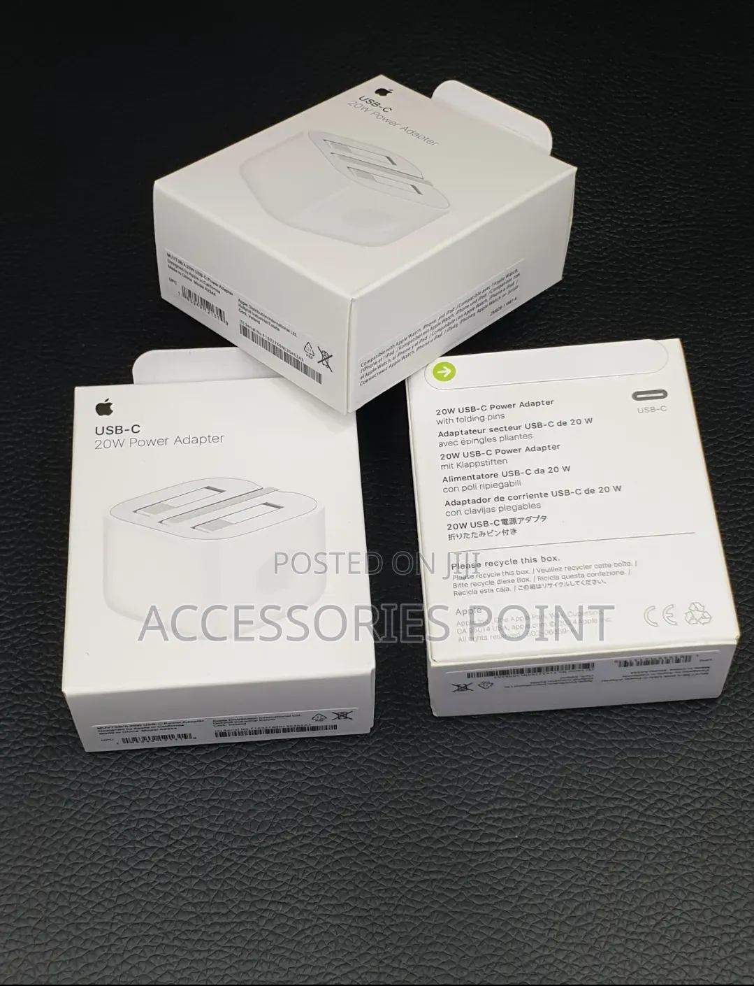Apple 20w Charger - 60w Woven C to C Cable, 2meter C - Lightning Cable