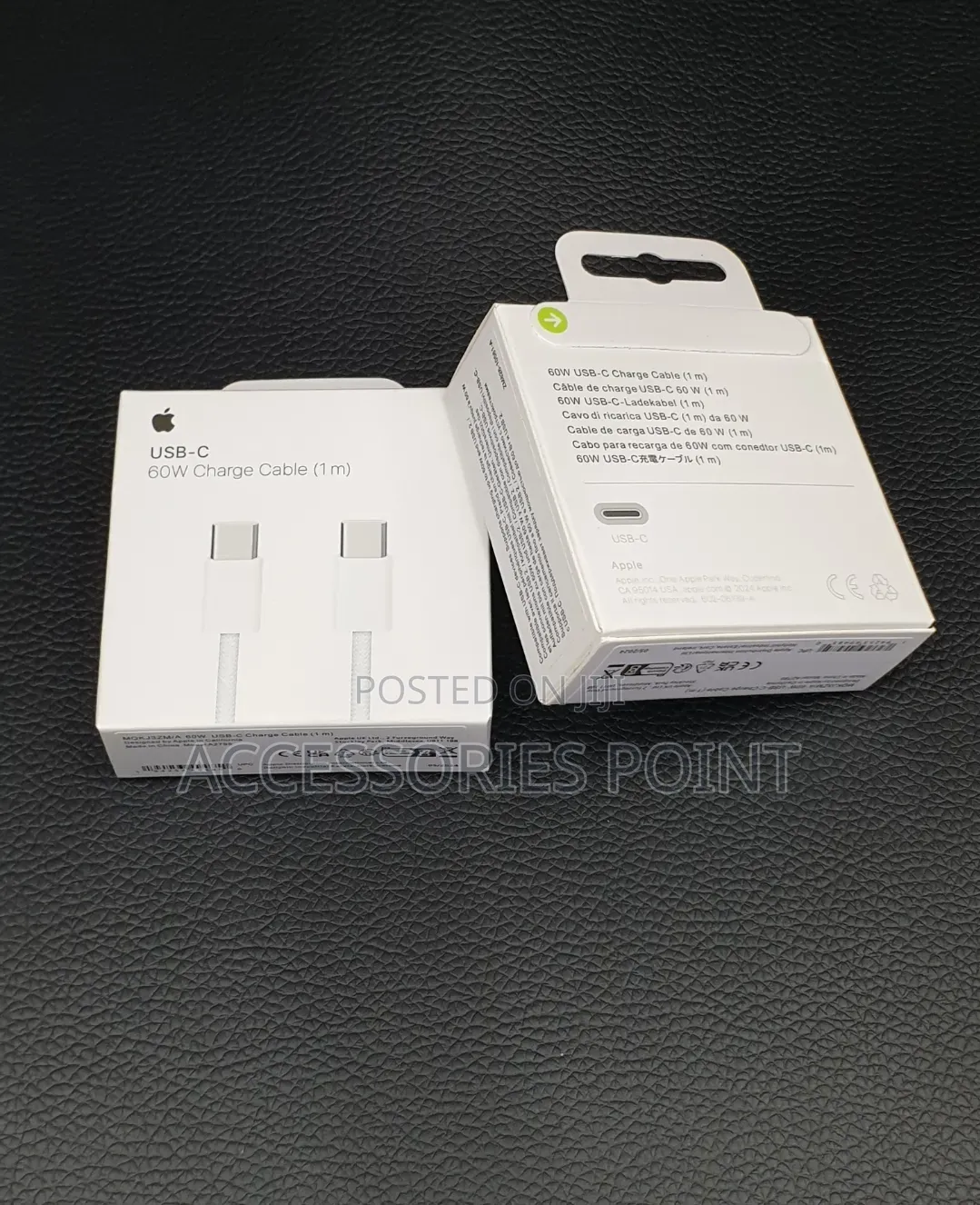 Apple 20w Charger - 60w Woven C to C Cable, 2meter C - Lightning Cable
