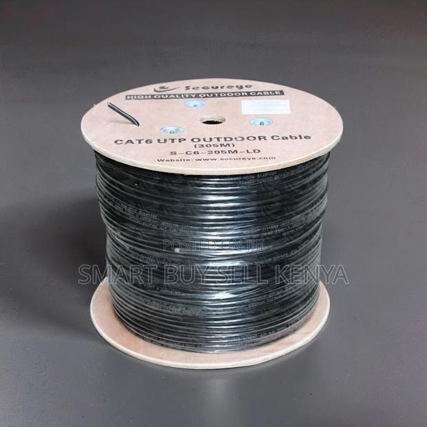 Uv Resistant 305m Outdoor Utp Cat 6 Networking Lan Cable Roll