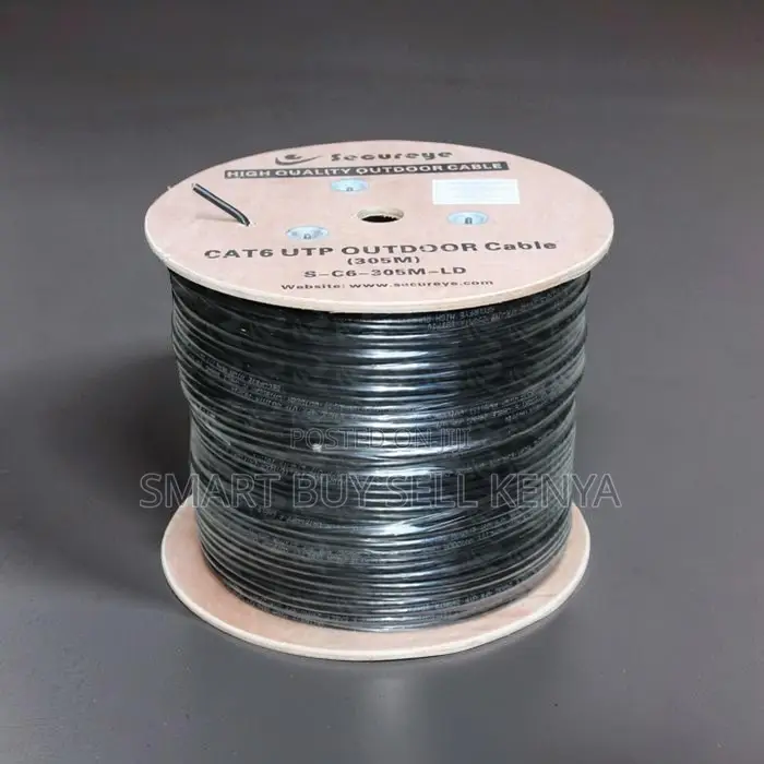 Uv Resistant 305m Outdoor Utp Cat 6 Networking Lan Cable Roll