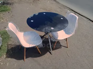 Glass 2 Seater Balcon Table With Eames