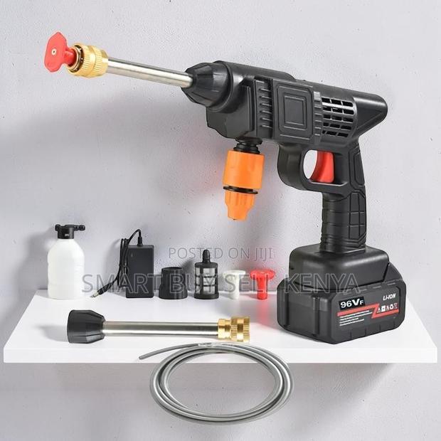 Inexpensive 96v Cordless Portable High Pressure Car Washing Washer Gun