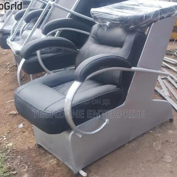Modern Executive Barber Chair With Sink Black 