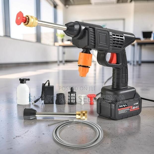 Sure Bet Cleaning 96v Cordless Portable High Pressure Car Washer Gun - main view
