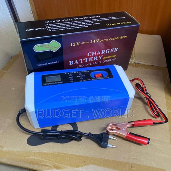 . V10a 12v/24v Smart Battery Charger – Fast Charging Battery Repair
