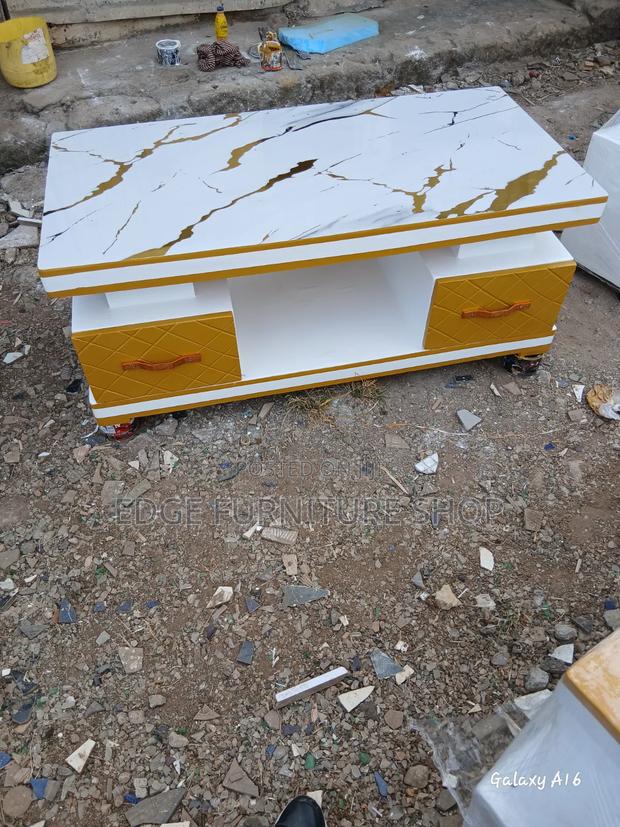 Brown White Coffee Table for Sale
