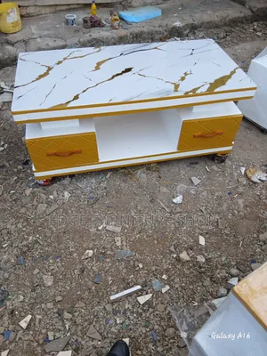Brown White Coffee Table for Sale