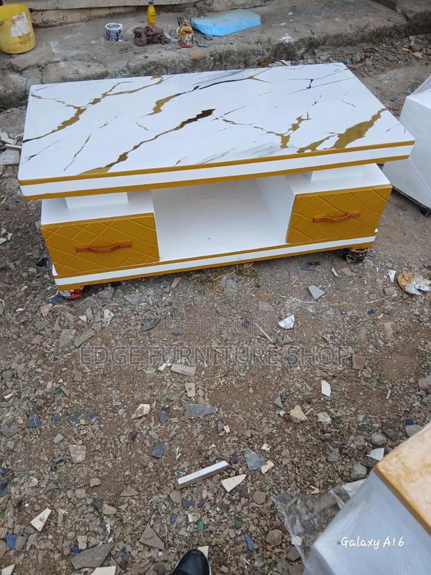 Brown White Coffee Table for Sale - thumbnail 2