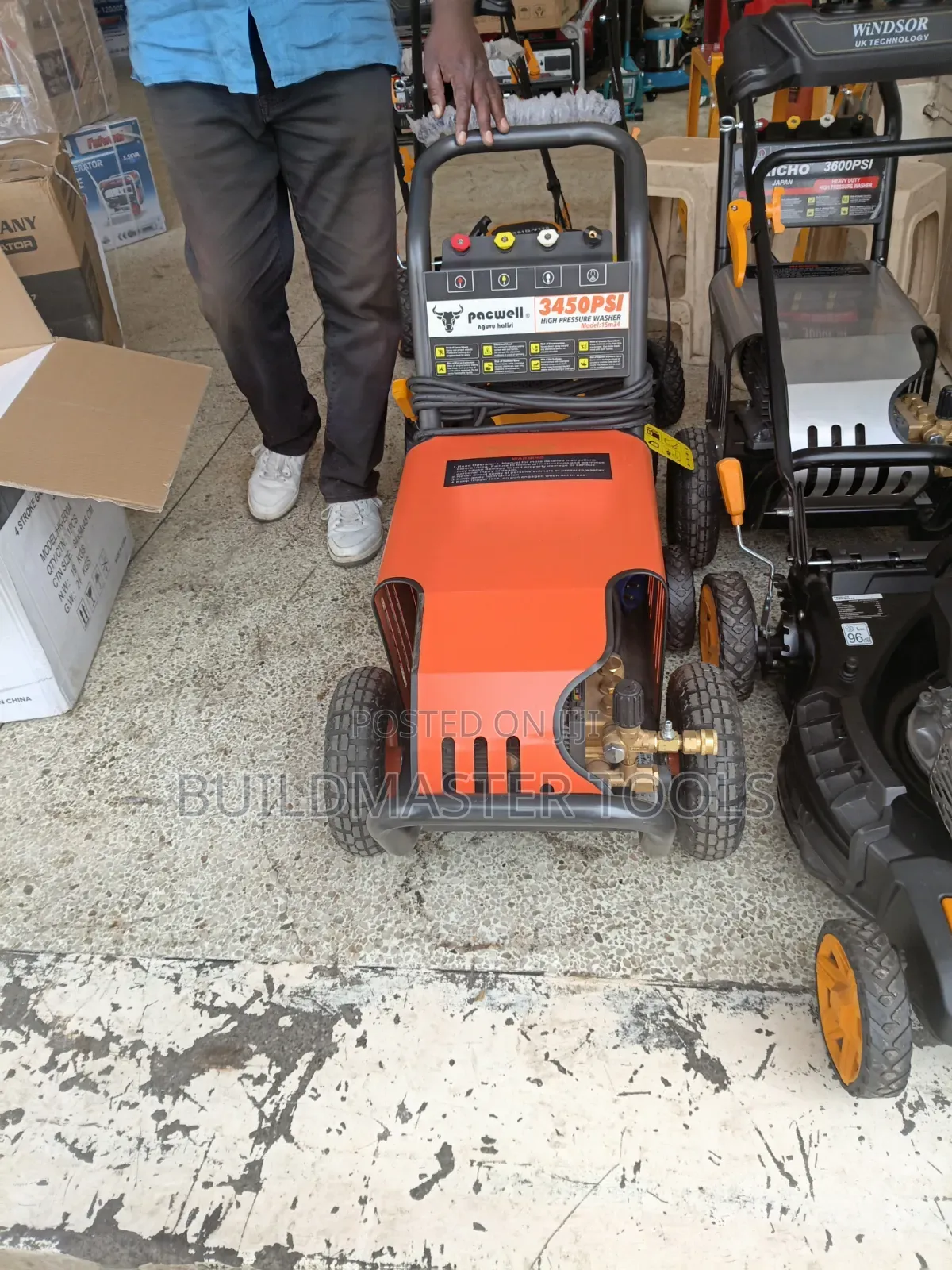Pacwell 3450psi High-Pressure Washer