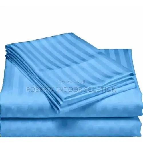 Premium Hotel-Weight Cotton Striped Bed Set