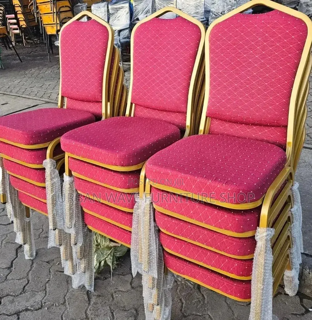 Red Heavy Duty Conference Chair