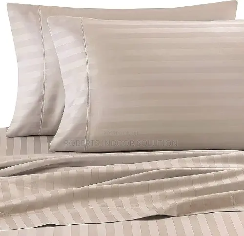 Breathable Luxury Cotton Stripped Bedsheets
