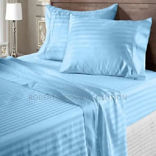 All-Season Temperature Controlled Luxury Striped Cotton Sheets