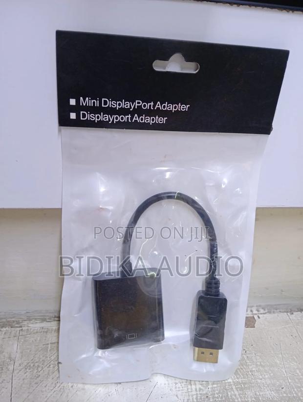 Displayport to Vga Adapter Cable (Dp Male to Vga Female Converter)