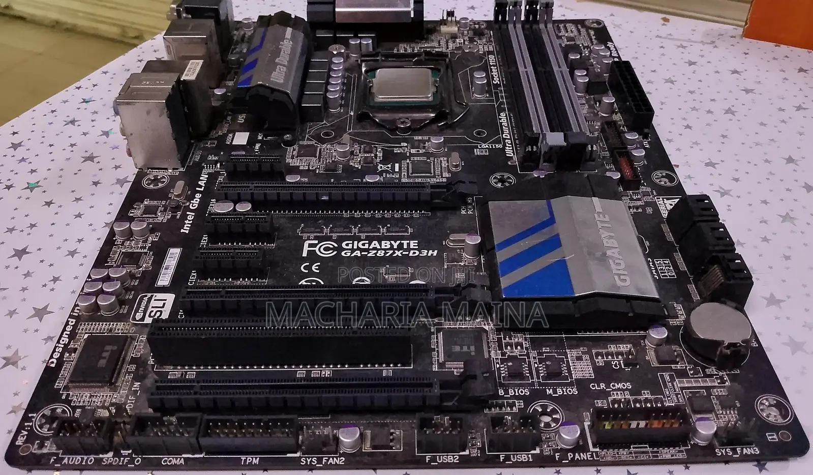 Gigabyte Ga-Z87x-D3h (Rev. 1.X) Motherboard