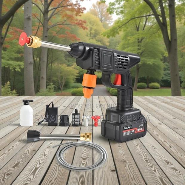 High Durability 96v Cordless High Pressure Car Washing Car Washer Gun