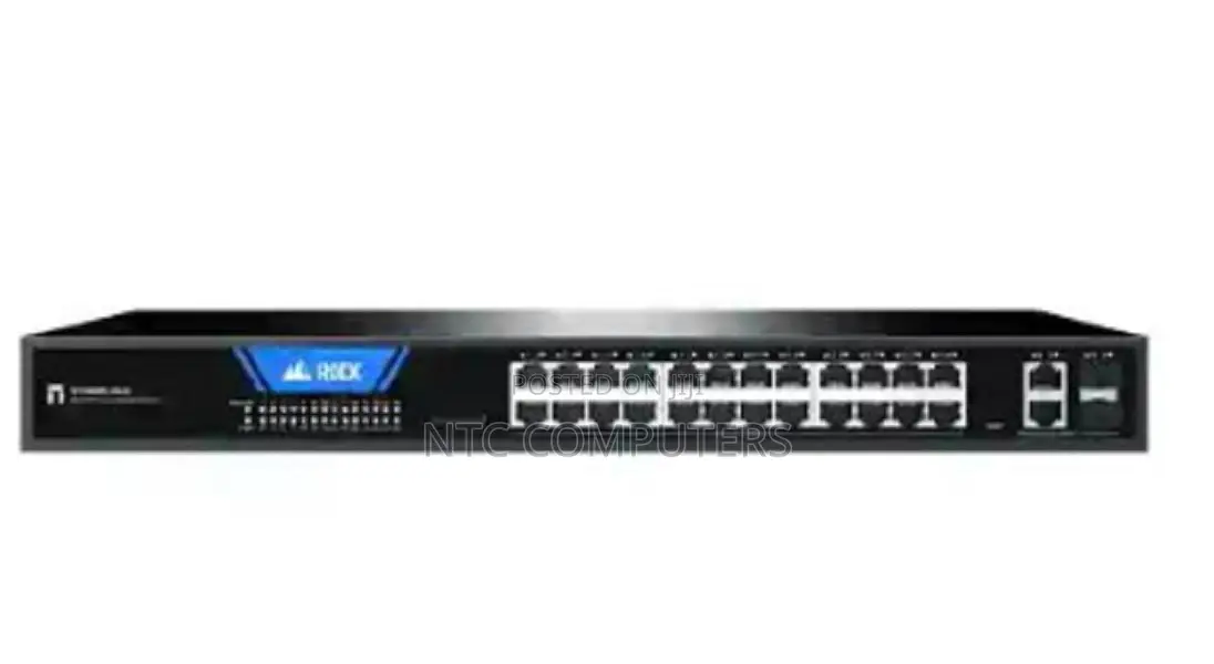 Netis St228gpr-2g2s 24-Port Gigabit Poe Switch With 2ge + 2sfp Uplinks