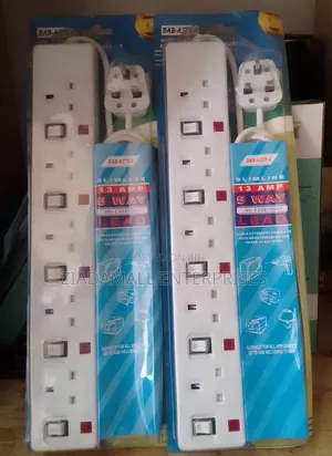 Extension,Reliable Multi-Socket 5-Way Astra Power Extension