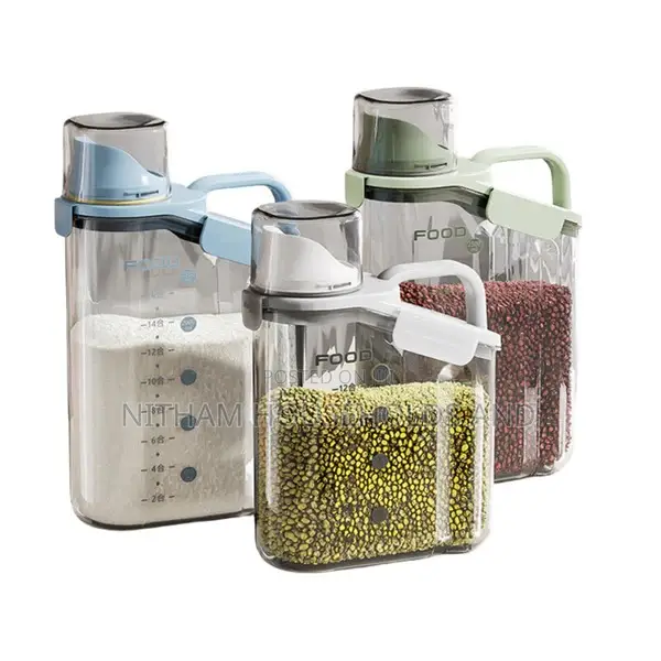 Dry Food Grain Container 250ml Capacity Suitable for Rice, Cereal.