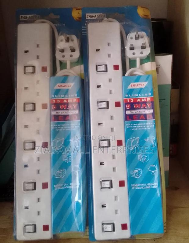 Extension 5 Way,Compact and Convenient 5-Socket Astra Extension Board