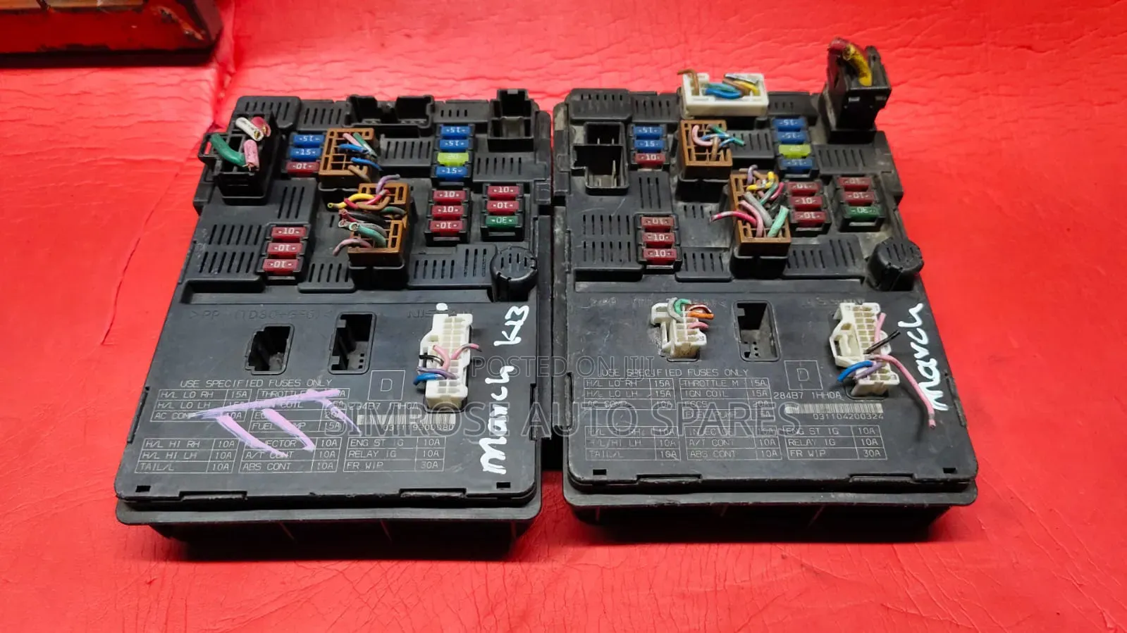 Nissan March Fuse Box