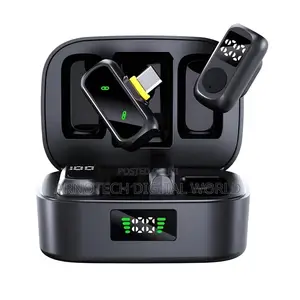 Qy88 Wireless Wearable Mic With Charging Case for Recording