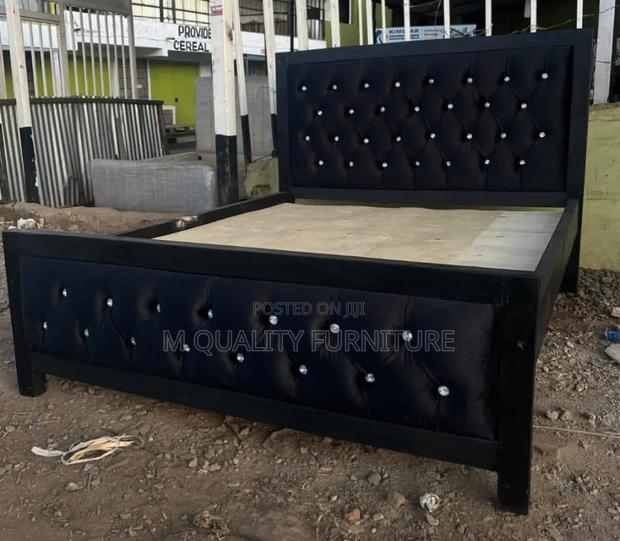 Diamond Tufted Bed