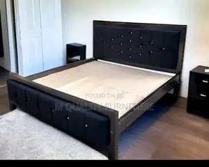 Elegant Wingback Bed